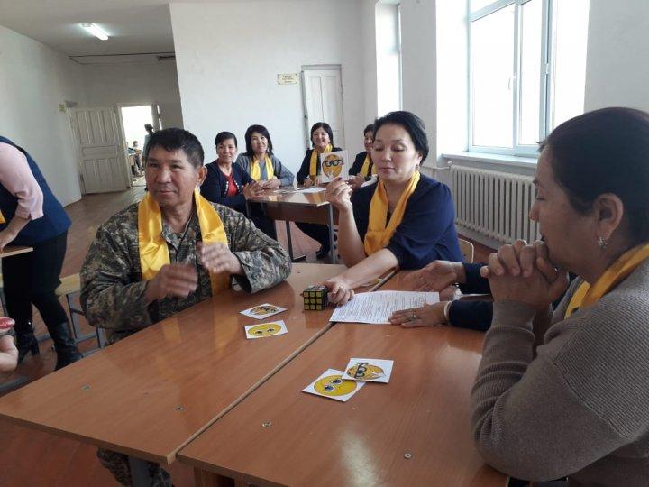 Мұғалімдер критериалды бағалау, БЖБ, ТЖБ жөнінде пікірлесті, өз ойларын жеткізді.