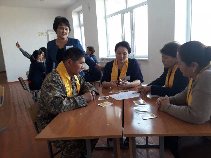 Мұғалімдер критериалды бағалау, БЖБ, ТЖБ жөнінде пікірлесті, өз ойларын жеткізді.